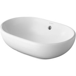 Duravit Foster Bowle vask med overløb 500x352 og wondergliss